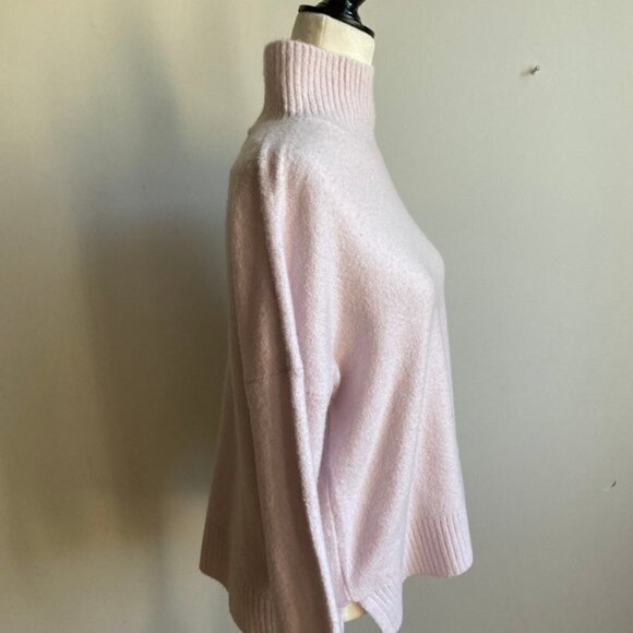 french Connection Mock Neck Lavender Sweater Small - Picture 3 of 5